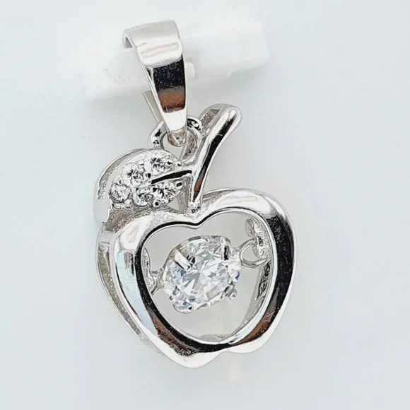 "#925 Sterling Silver Cubic Zircon Pendant for Women/Girls, US925P1123 - Picture 6 of 11